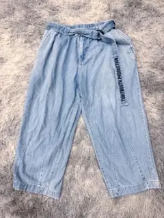最終値下げ　タイトブースプロダクション　デニムパンツ　ライトブルー　S DENIM BALLOON PANTS - TIGHTBOOTH® タイトブース オフィシャル