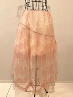 Simone rocha 花柄チュールスカート
