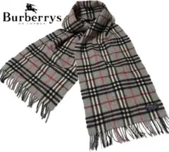 バーバリー BURBERRY マフラー ノバチェック カシミヤ100% 英国製