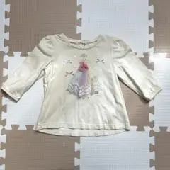 any FAM 120cm 7分袖 トップス クリーム色