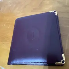 Cartier 二つ折り財布 ボルドー