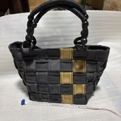 【未使用】ハンドメイド 畳のヘリ トートバッグ