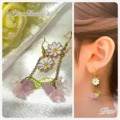 P054✨ハンドメイドピアス・イヤリング✨3点購入+1点プレゼント