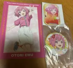 プロセカ　鳳えむ　スクエア缶バッジ　アニメイト特典　セガラッキーくじ