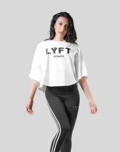 【美品】LYFT リフト WOMEN ホワイト Tシャツ