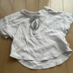 Cottoli 気球刺繍 Tシャツ　バースデイ　半袖
