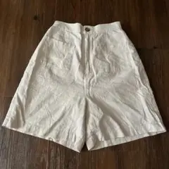 【DISCOAT】ハーフパンツ アイボリー