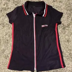 TOMMY HILFIGER半袖ポロシャツ　ジップ　130kids