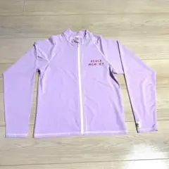 ビーチメモリー　薄紫 ラッシュガード