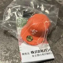 ニューエラ　59FIFTY オレンジ　キャップ　キーホルダー　ガチャガチャ