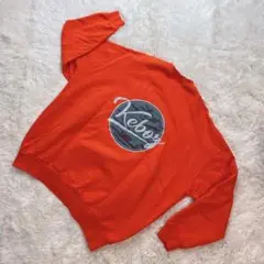 【激レア】Keboz ケボズ スウェット バックロゴ オレンジ L 刺繍ロゴ