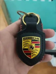 Porsche キーリング レザー