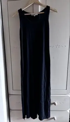グリーンレーベルリラクシング ロングワンピース 黒 M