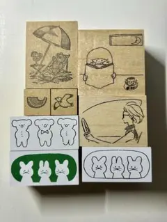 25recipe nonco hanco 啓文社　スタンプ 8点セット