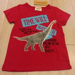 CHAMI CHAMI 赤 恐竜 Tシャツ 110cm