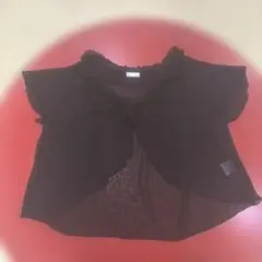 黒シースルーボレロ