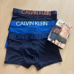Calvin Klein メンズ ボクサーパンツ 3枚セット Mサイズ
