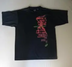 ASICS GELBURST 黒 Tシャツ　バスケット　アシックス ゲルバースト