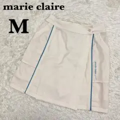 【美品】マリクレール 巻きスカート インナーパンツ ラップスカート M