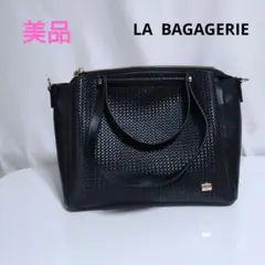 LA BAGAGERIE 　２Wayショルダーバッグ 　ブラック