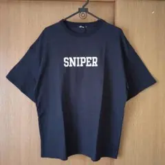 新品 未使用 英字 プリント 半袖 Tシャツ メンズ Mサイズ 黒色