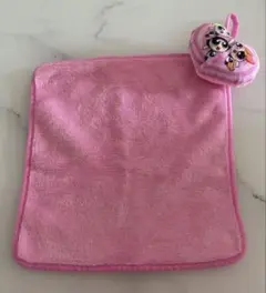 パワーパフガールズ ループ付タオル ピンク