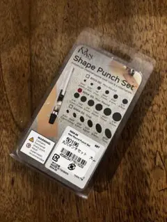 シェイプポンチセット　ShapePunchSet 6種ヘッド付き レザークラフト
