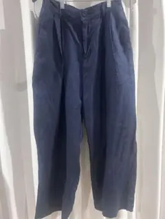 Dgy リネン100% テーパードパンツ
