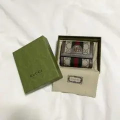 GUCCI 財布グッチGG 三つ折り財布 オフィディア ウォレット