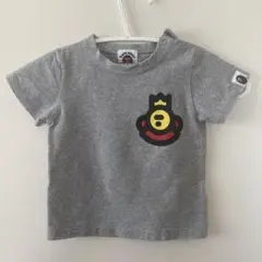 BAPE KIDS Tシャツ 80cm グレー