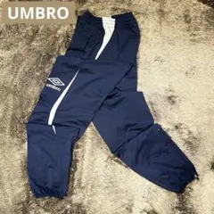 アンブロ ジャージ ジョガーパンツ ネイビー 刺繍ロゴ umbro スポーツ S