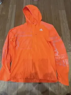 adidas オレンジ ウィンドブレーカー