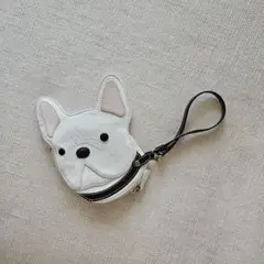 ☆美品☆キタムラ フレンチブルドッグ ミニバッグ レザー 保管袋
