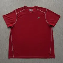 ニューバランス LIGHTNINGDRY スポーツTシャツ メンズ 3XL 赤