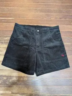 新品OCEANPACIFICコーデュロイショートパンツL黒ロンハーマンネルシャツ