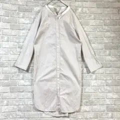 ミロワールドゥエンスウィート ロングワンピース 美品 M ストライプ 綿100