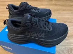 HOKA ブラック ランニングシューズ