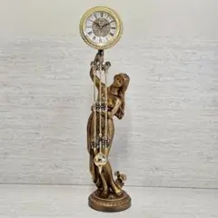 ブロンズ像の置き時計7.1キロ ブロンズ像の置き時計7.1キロ