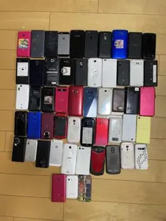 スマートフォン　まとめ　53台　修理　部品取り専用　動作未確認品