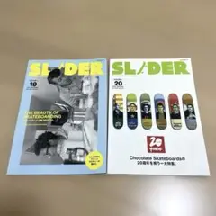 SLIDER スライダー スケートボード 雑誌 2冊 まとめ売り