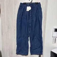 薄デニム　イージーパンツ　M〜Lサイズ デニムパンツ　新品