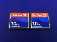 C405 SanDisk CompactFlash 1.0GB 2枚