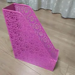 フランフラン　グラマラスシリーズ　マガジンボックス　　ピンク