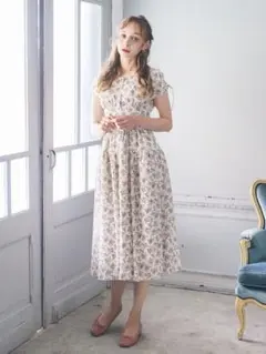 Maison de FLEUR Petite Robe ◇フラワープリントドレス