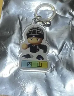 東京ヤクルトスワローズ　内山選手イラストアクリルチャーム新品