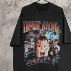 HOME ALONE グラフィック Tシャツ ヴィンテージ加工　フェードTシャツ