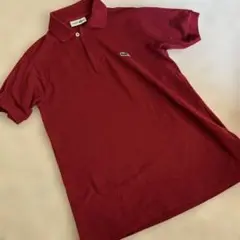 LACOSTE バーガンディ 半袖ポロシャツ サイズ2