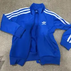 adidasジャージ　ブルー　キッズ