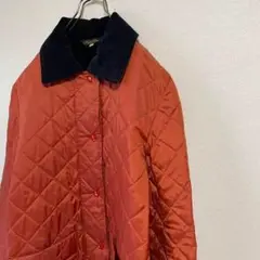 美品◎ブルックスブラザーズ キルティングジャケット M オレンジ