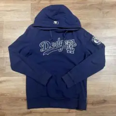 Dodgers L A ネイビー パーカー　Mサイズ　刺繍